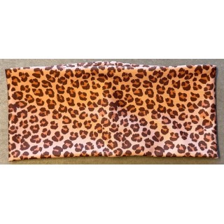 Bandeau léopard brun et rose