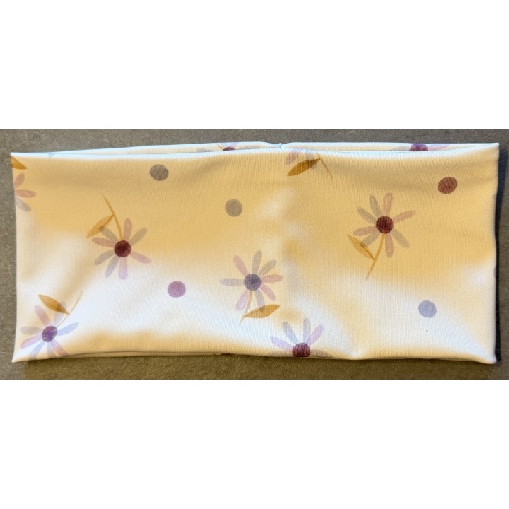 Bandeau beige avec petite fleurs