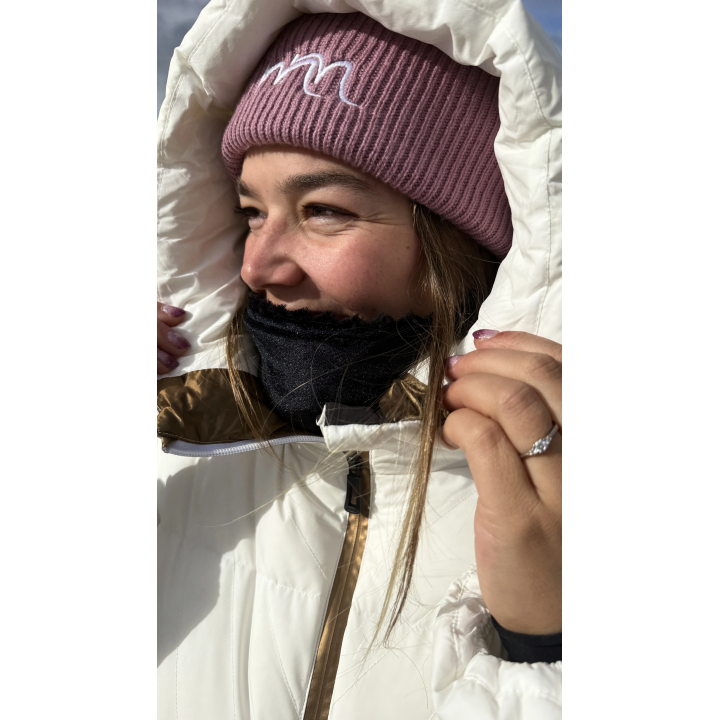 Tour de cou noir à paillette